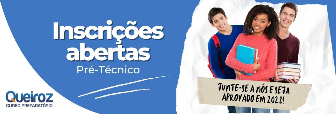 Curso Queiroz Inscrições Abertas